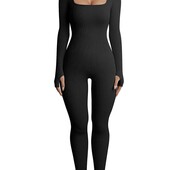 Стильний комбінезон в рубчик, М