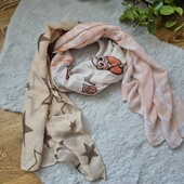 Світлий шарфик в принт ✨