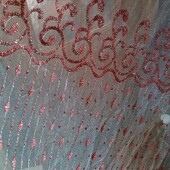 Царица. Шикарнейшая готовая на тесьме тюль 2м
