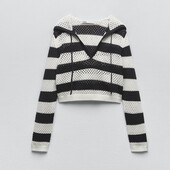 Вʼязаний реглан з капюшоном, S