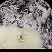 Шапка на меху для принцесс