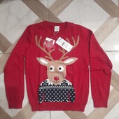 Светр новорічний 128 см