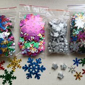 Набір сніжинок і наместин, 800шт