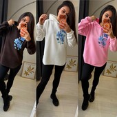 Комплект толстовка+ лосины на флисе