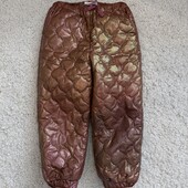 Теплі штани зимові демі золотисті