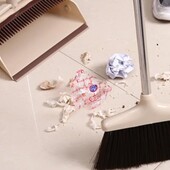 Набор для уборки щетка и совок с длинной ручкой