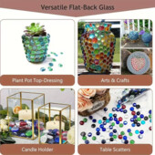 100г Декоративные камни , для наполнения вазы, мозаичных поделок, центров и украшений для аквариума