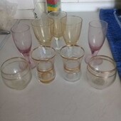 Цветной хрусталь, в лоте одна штучка