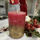 Свіча циліндр 11 см*7 см, горить до 35 годин.