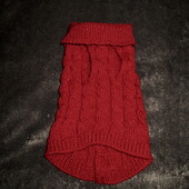 Вязаный жилет с воротничком для мини чихуахуа и не только, в отличном состоянии