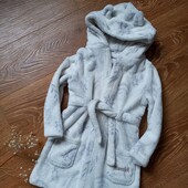 Гарнючий халатик з вушками, плюш, 2-3р