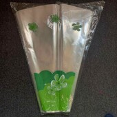 ✨ Пакет для квітів V 40*36*9 см 100 шт. з малюнком