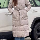 Жіноче довге зимове пальто. 2 кольори