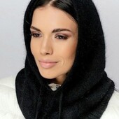 Женский капор ангора