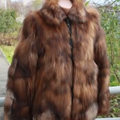 Меховая куртка полушубок лиса