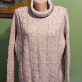 Свитер 48-50, новый, шерсть50/