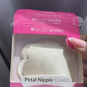 Brushworks Nude Satin Nipple стікіні для грудей . 1 пара