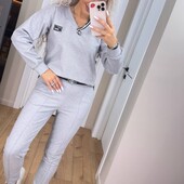 Стильный теплый женский костюм