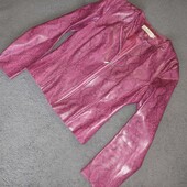 River island, uk 10 екошкіра, жакет піджак