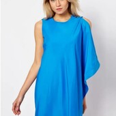 Брендова блакітна коктельна сукня р.м