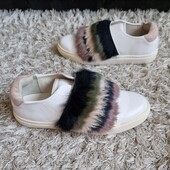 р.36.Стильні кріпери Heo Cosmoparis нат.шкіра/нат.хутро