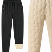 Шикарные прямые термоштаны на меху, унисекс