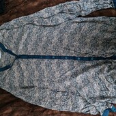 Блузка -рубашка 46 розмір подовжена