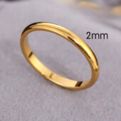 Каблучка 'Stainless Steel' нержавіюча сталь, обручка р. 20(2)