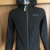Кофта, куртка софтшел, внутри на флисе, p. 11-12 р 152 см. Mountain Warehouse. в ідеалі