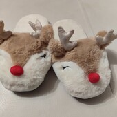 Плюшеві різдвяні капці 33/35 р.