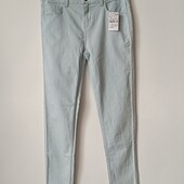 Total Sale ⚡ Джинсы скинни тонкие голубые