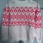 Свитер с принтом на 12м