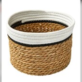 Последняя!Лот 1шт плетенная корзинка/ органайзер