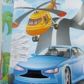 Розмальовка розвиваюча для хлопчіків 5 штук