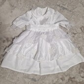 Новорічна сукня обшита сніжинками