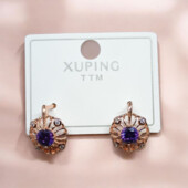 Сережки xuping позолота