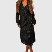 ❣️Boohoo сукня назапах паєтки