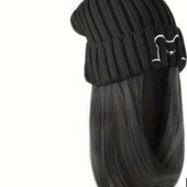 Шапка с волосами