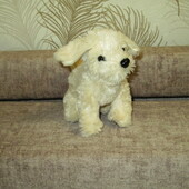 Мягкая игрушка-собачка 12 х 14 см. в отличном состоянии