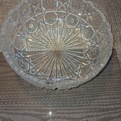 Ваза хрустальна, Богемське скло, 80ті роки.