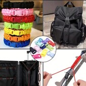 10 шт. Кольорові фатекси, пряжки для рюкзаків, браслетів іншого рукоділля