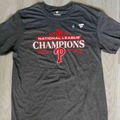 Fanatics мужская новая футболка цвет графит меланж размер M L