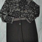 Gerry Weber теплый длинный вязаный кардиган размер L евро 44/46