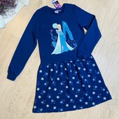 Дитяча сукня на двонитці для дівчинки 134/140 см крижане серце