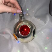 Винтаж. Стеклянная елочная игрушка