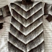 В лоте фото 1 ,платье альпака баклажан