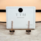 Сережки 'Xuping' Фіаніт (позолота 18к)105115