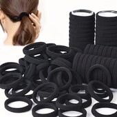 Лот-100шт. Набір мʼяких резиночок для волосся