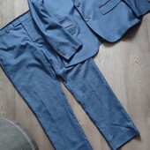 Костюм чоловічий burton slim fit синій 34R