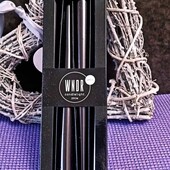 Набор декоративных, интерьерных черных свечей, 4шт